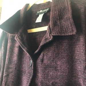 Women’s plum colored sweater